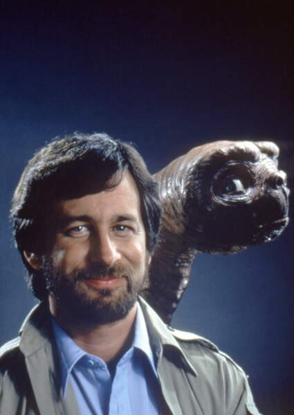 Steven Spielberg and E.T. 